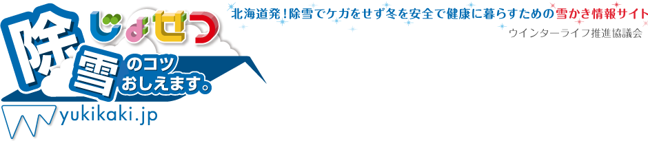 除雪のコツおしえます。